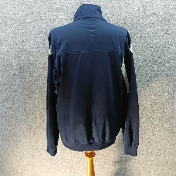 KAPPA X LEEDS NAVY ZIP JACKET PLAYER TRAINING ACTIVEWEAR Y2K SPORTS UK L - Picture 2 of 6